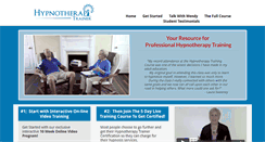 Desktop Screenshot of hypnotherapytrainer.com